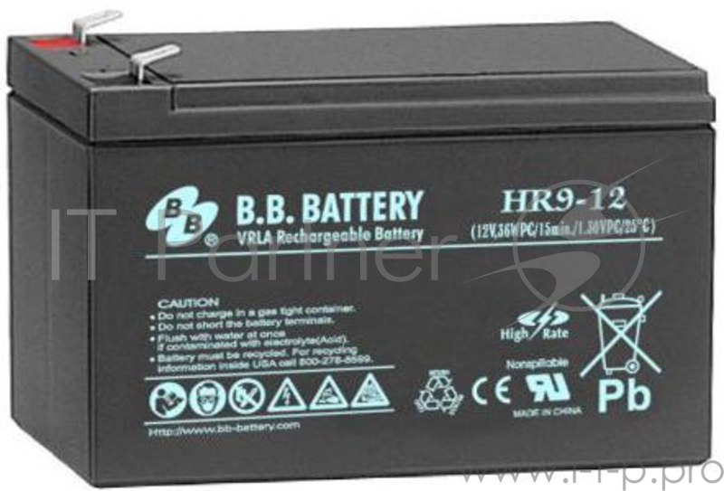 Батарея для ИБП BB HR 9-12 12В 9Ач