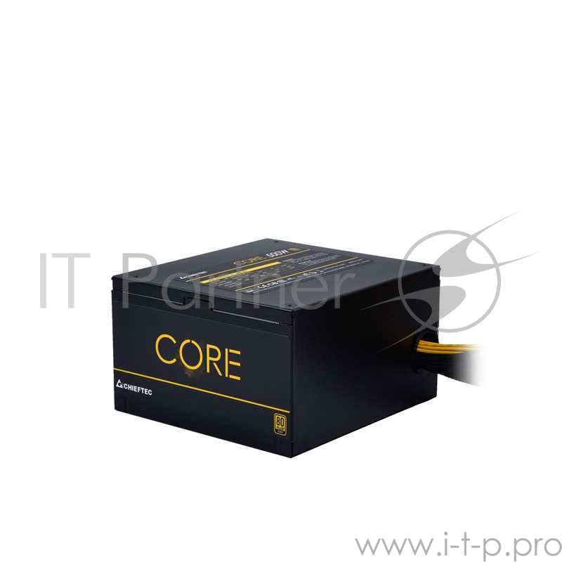 Блок питания Chieftec CORE 500W, ATX 12V 2.3 PSU,W/12cm Fan,80 plus Gold, BBS-500S Bulk