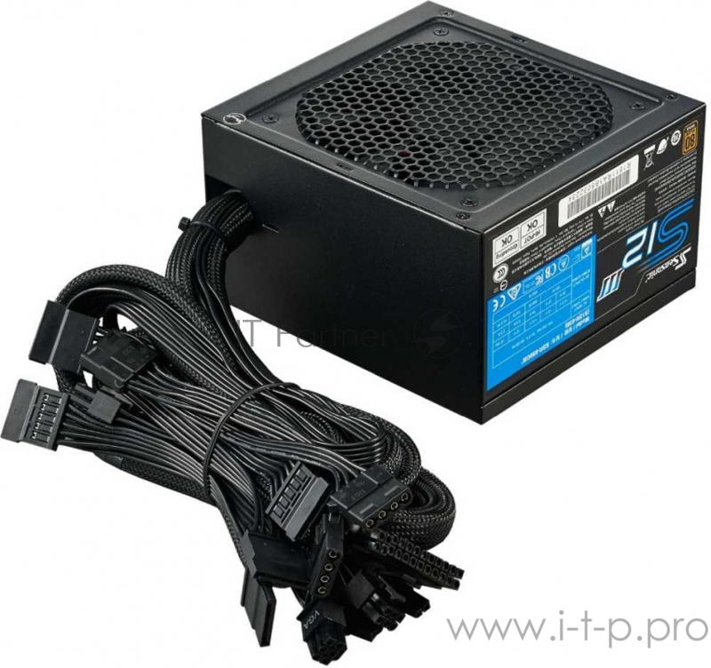 Блок питания Seasonic ATX 550W S12III-550 (SSR-550GB3) 80+ bronze (24+8+4+4pin) APFC 120mm fan 6xSATA Cab Manag RTL