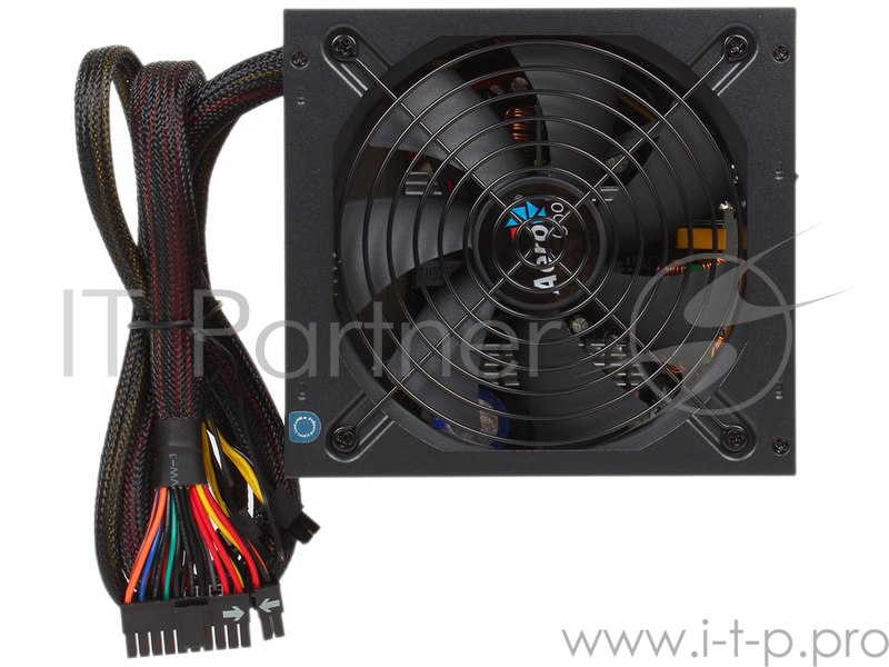 Блок питания Aerocool HIGGS-650 (ATX 2.3, 650W, Active PFC, 140mm fan, Cable Management, 90 PLUS GOLD) Box