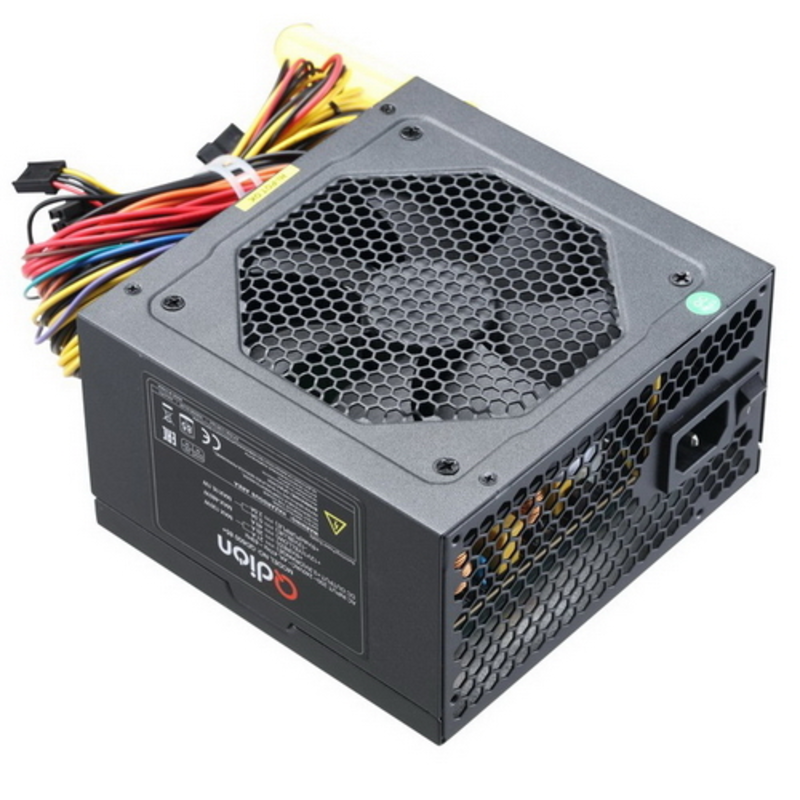 Блок питания QD700 85+ ATX QD700 85+, 700W 85+ real,12cm fan, 24+4pin, CPU4+4,PCI-E 6+2 to 6+2pin,5*sata,3*molex,1*fdd pin, input 230V,I/O switch, power cord 1.5m