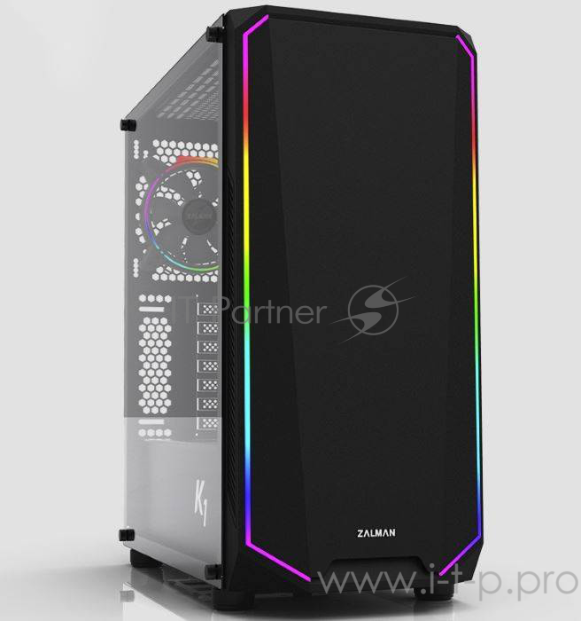 Корпус ZALMAN K1, ATX, BLACK