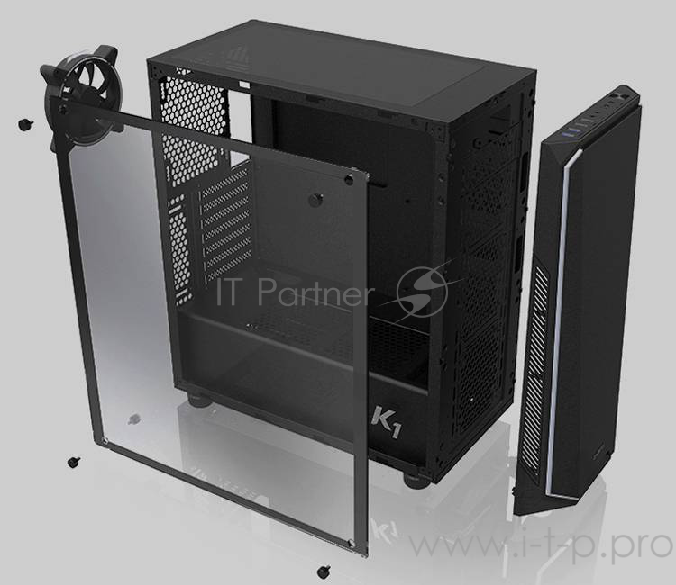 Корпус ZALMAN K1, ATX, BLACK