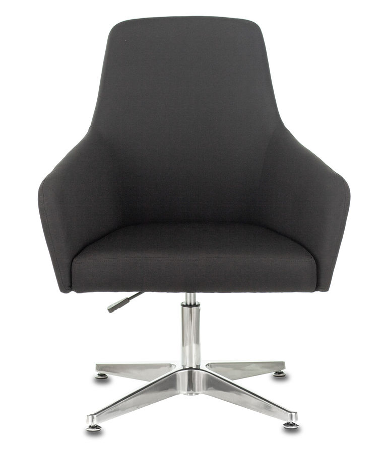 Кресло Бюрократ CH-390/BLACK черный крестовина алюминий