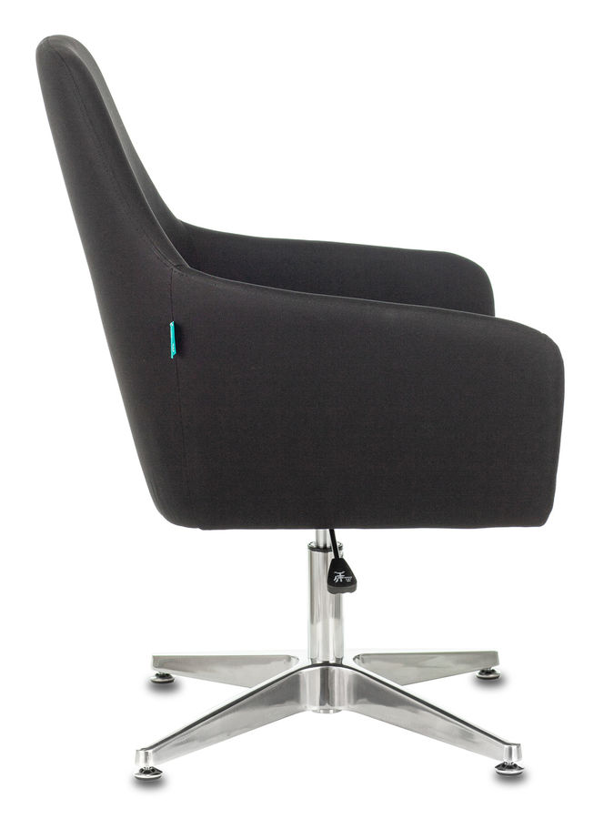 Кресло Бюрократ CH-390/BLACK черный крестовина алюминий