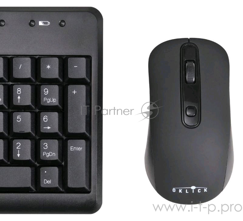 Клавиатура + мышь Oklick 270M black USB