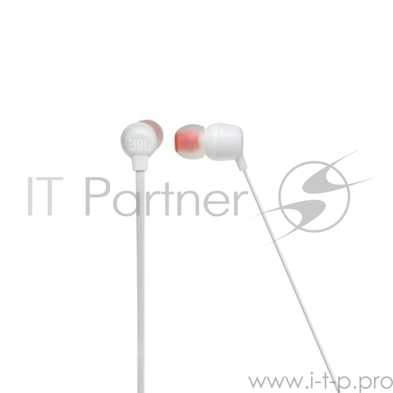 Наушники JBL Беспроводная гарнитура JBL T115BT, белая
