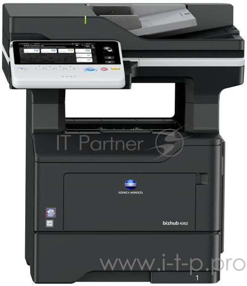 МФУ Konica-Minolta bizhub 4052 монохромное, А4, 40 стр/м, дуп, автоп, сеть,50000 стр./мес, тонер 6K, 250GB HDD