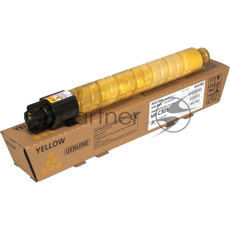 Расходные материалы Ricoh 841597/842080 Картридж тип MPC305E, Yellow {Aficio MP C305SP/C305SPF, (4000стр.)}