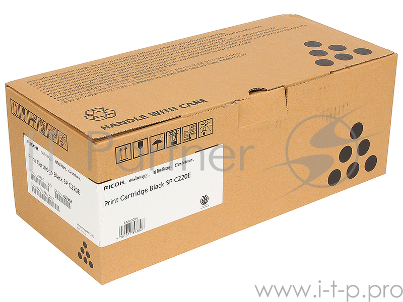 Тонер-картридж Ricoh (406052/407642) тип SPC220E черный для Aficio SP C220S/C221SF/C222SF/ SP C220N/C221N/C222DN/C240DN/C240 2300 отпечатков