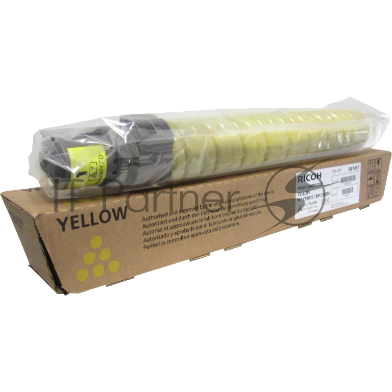 Тонер-картридж тип MPC5501E желтый Aficio MP C4501/C5501 18К