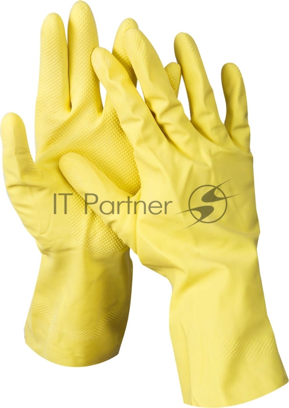 Перчатки DEXX 11201-XL латексные х/б напыление рифлёные xl