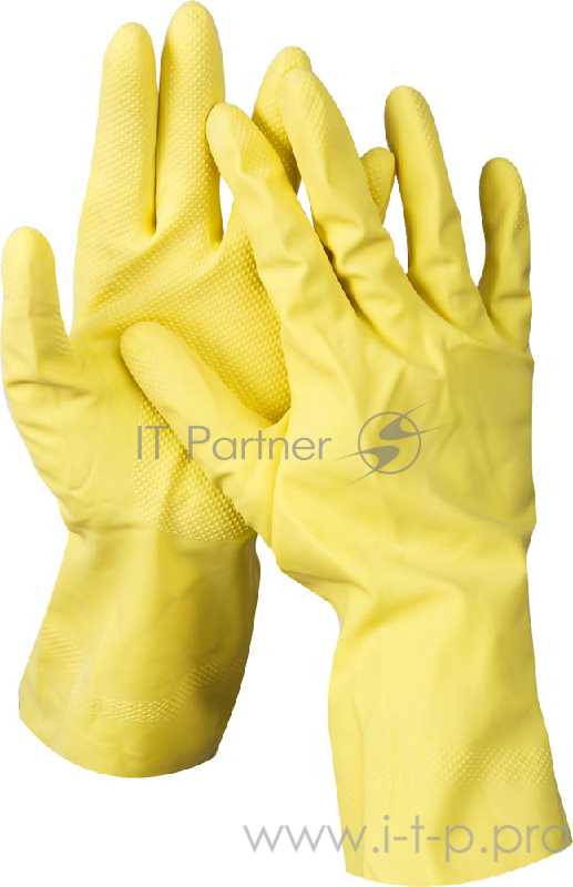 Перчатки DEXX 11201-S латексные х/б напыление рифлёные s