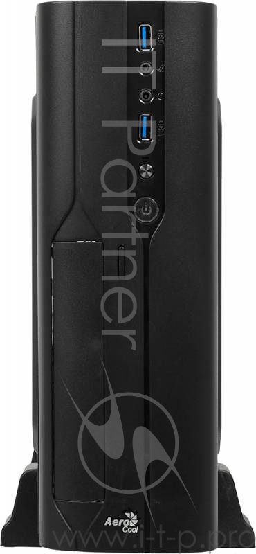 Корпус Aerocool CS-101 черный 400W mATX 1x80mm 2xUSB3.0 audio