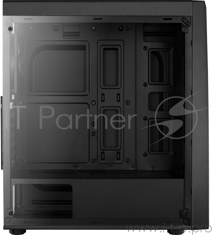 Корпус Aerocool BOLT, ATX, без БП, окно из акрила, 194x444x410мм (ШxВxГ), USB3.0 x1, USB2.0 x2, 13 режимов RGB подсветки, фильтры от пыли