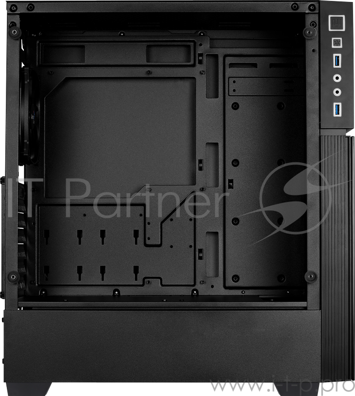 Корпус Aerocool PLAYA , ATX, без БП, окно из закаленного стекла, 211x480x432мм (ШxГxВ), USB3.0 x2, 13 режимов подсветки, фильтры от пыли