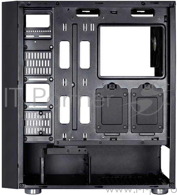 Корпус Aerocool Quartz REVO , ATX, без БП, закаленное стекло спереди и сбоку, 3x 12см RGB, 1х 12см (черный) в комплекте, 1xUSB 3.0, 2xUSB 2.0