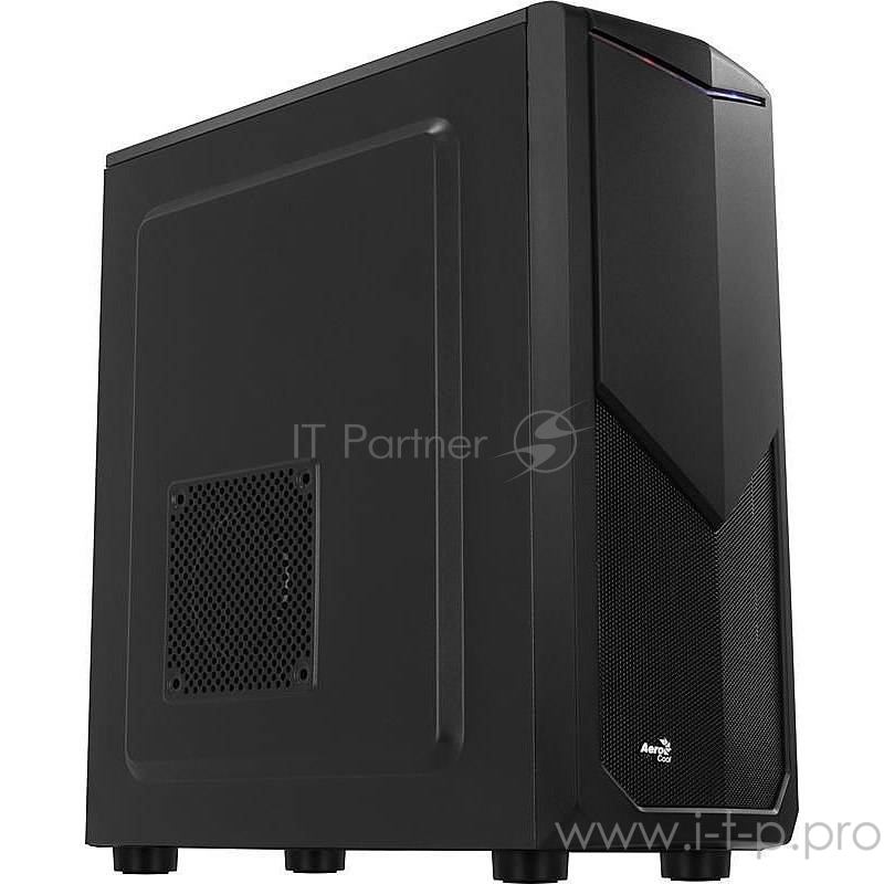 Корпус Aerocool Tomahawk-S-BK-v4 (3xUSB, 2xAudio, 0.5 мм, ATX, без БП)