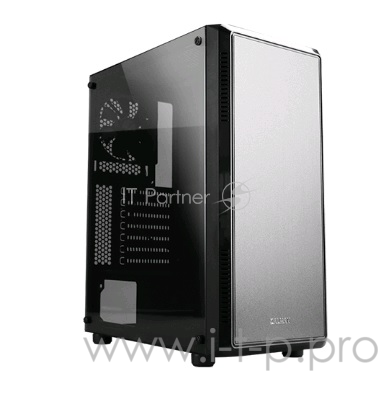 Корпус ZALMAN S4, ATX, BLACK, WINDOW, 1x5.25, 4x3.5, 1x2.5, 2xUSB2.0, 1xUSB3.0, FRONT 1x120mm, REAR 1x120mm