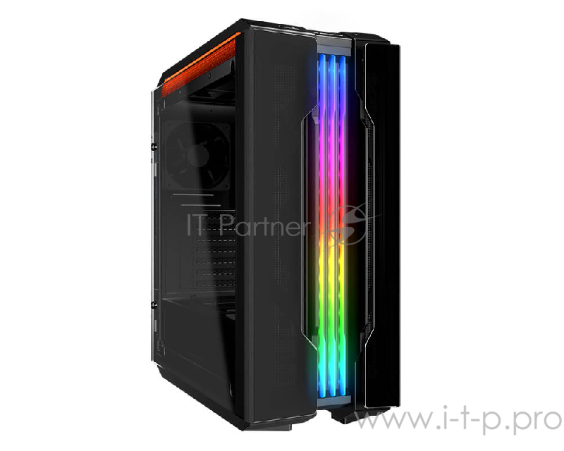 Корпус Cougar Gemini T, без БП, RGB, боковые панели из закалённого стекла, чёрный, ATX