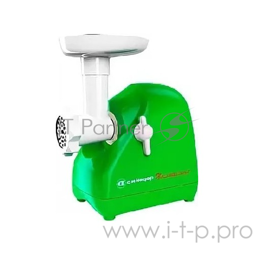 Мясорубка Белвар Помощница КЭМ-П2У 302-07, зеленый, 1500 Вт, насадка для теста, колбас, ф-ция реверс