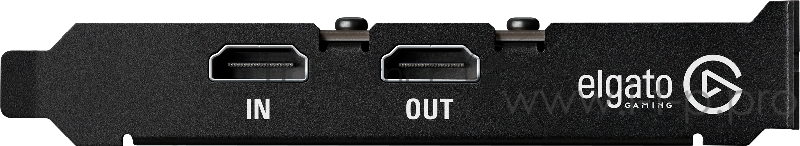 Elgato Game Capture HD60 Pro, Gaming streamer, PCI-Ex1, 2xHDMI (pass-trough), 1080p 60 fps, up to 60 Mbps, RTL (1GC109901002)