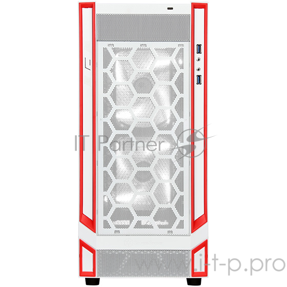 Корпус SilverStone SST-RL05WR-W белый (ATX, закаленное стекло, 2xUSB 3.0, HD Audio)