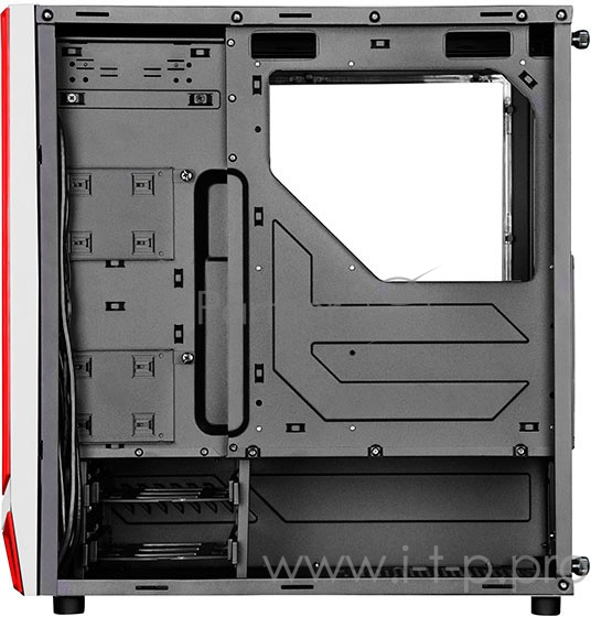 Корпус SilverStone SST-RL05WR-W белый (ATX, закаленное стекло, 2xUSB 3.0, HD Audio)