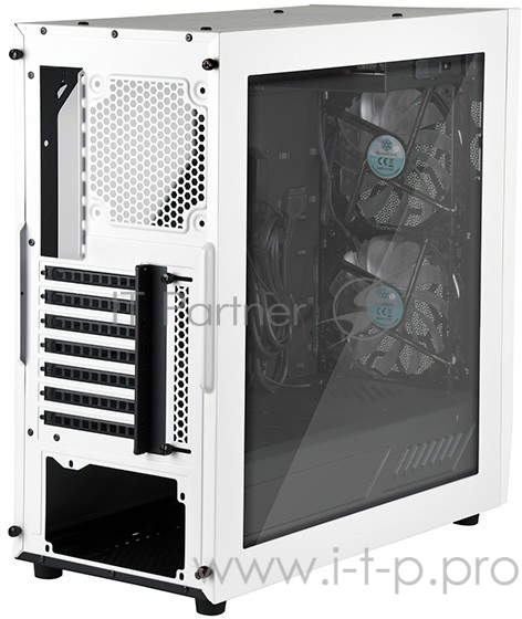 Корпус SilverStone SST-RL05WR-W белый (ATX, закаленное стекло, 2xUSB 3.0, HD Audio)