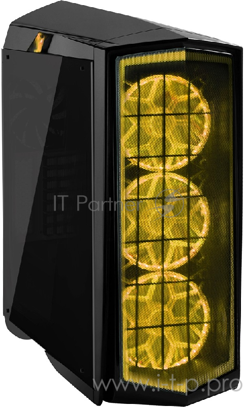 Корпус SilverStone SST-PM01C-RGB чёрный (ATX, закаленное стекло,3 RGB fan 140 мм, 2xUSB 3.0, 1xUSB 2.0, HD Audio)