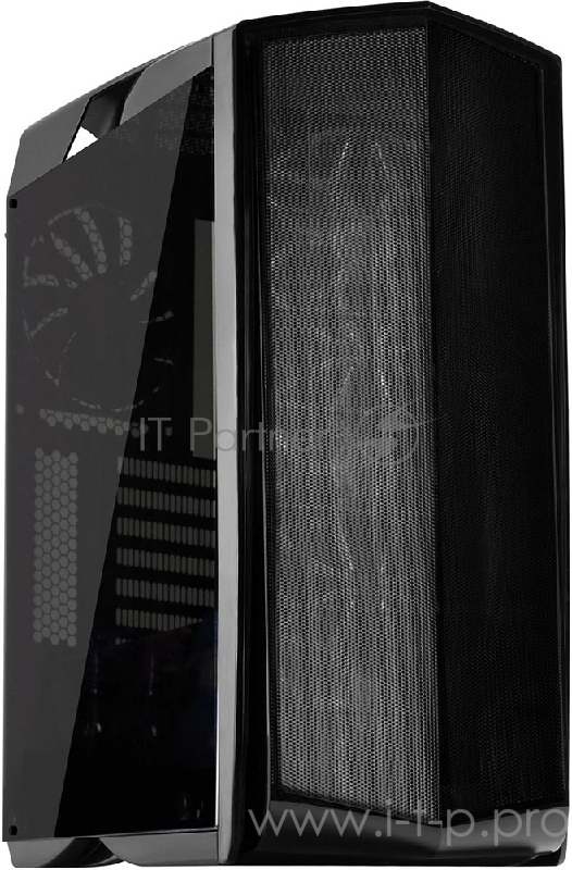 Корпус SilverStone SST-PM01C-RGB чёрный (ATX, закаленное стекло,3 RGB fan 140 мм, 2xUSB 3.0, 1xUSB 2.0, HD Audio)
