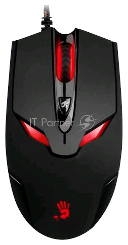 Мышь A4Tech Bloody V4m Gaming USB (Черный) ,8 кн., 3200 dpi, метал ножк