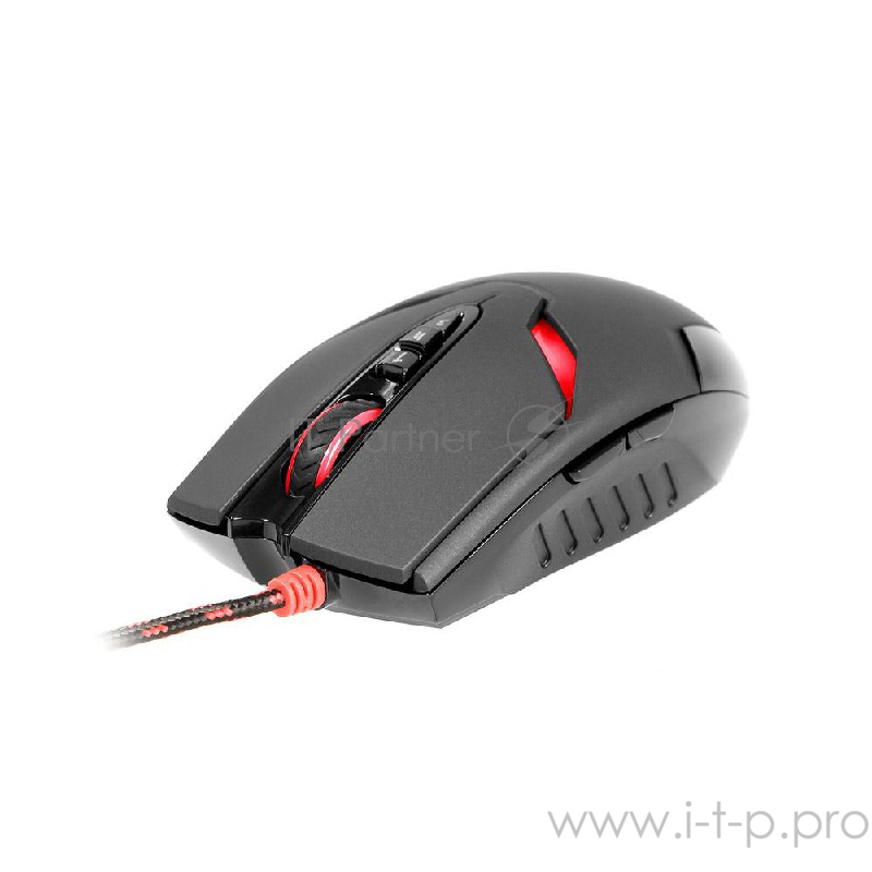 Мышь A4Tech Bloody V4m Gaming USB (Черный) ,8 кн., 3200 dpi, метал ножк