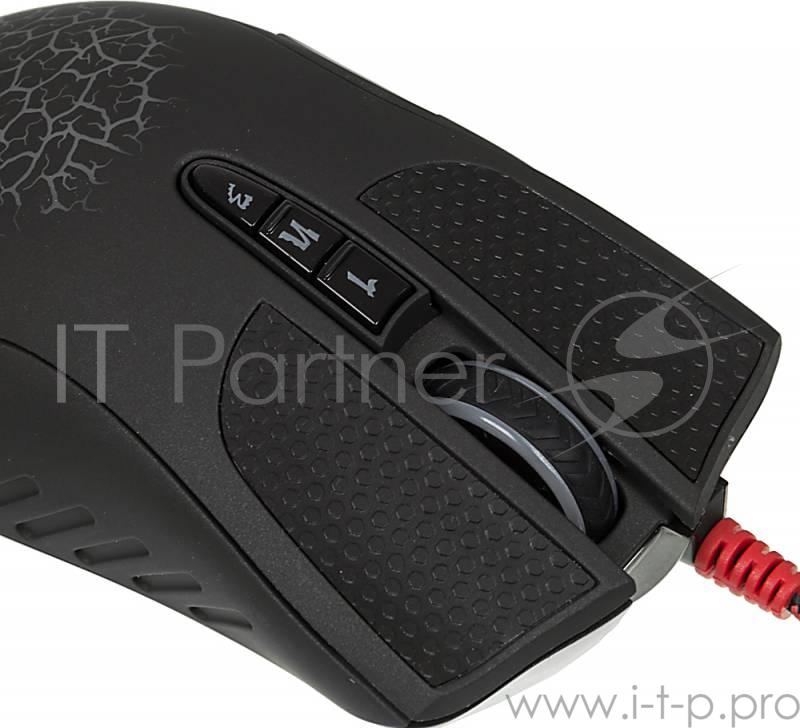 Мышь A4Tech Bloody AL9 Blazing черный лазерная (8200dpi) USB2.0 игровая (7but)