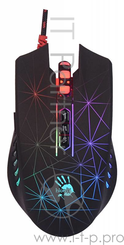 Мышь A4 Bloody P81 черный оптическая (5000dpi) USB2.0 игровая (8but)