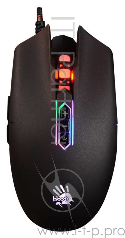 Мышь A4 Bloody Q80 черный оптическая (3200dpi) USB игровая (8but)