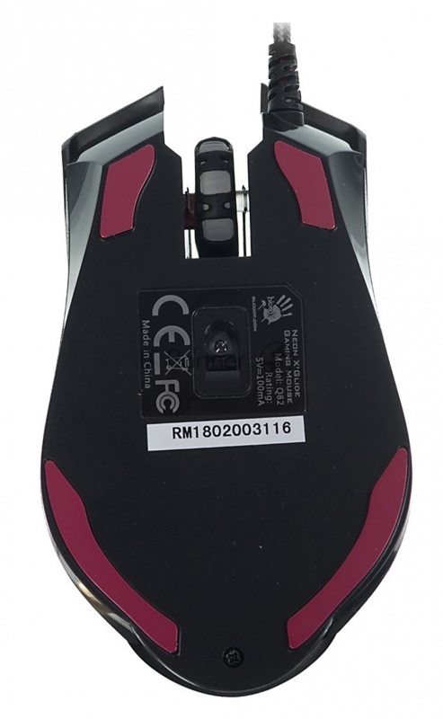 Мышь A4 Bloody Q82 черный/рисунок оптическая (3200dpi) USB игровая (8but)