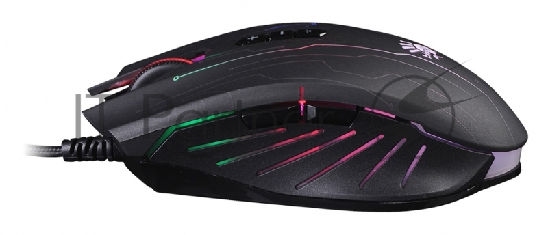 Мышь A4 Bloody Q82 черный/рисунок оптическая (3200dpi) USB игровая (8but)