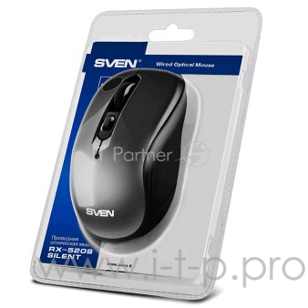 Мышь SVEN RX-520S / USB / WIRED / OPTICAL / Gray