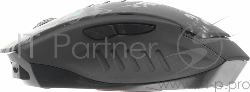 Мышь Mouse A4 Bloody R8 metal feet Skull design black optical (3200dpi) cordless USB Gaming (7but)