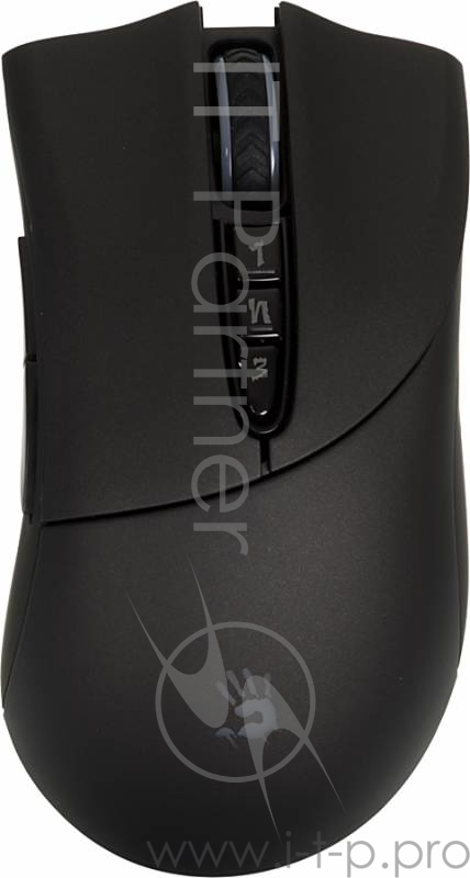 Мышь A4Tech Bloody R3 metal feet черный Беспроводная (3200dpi) USB игровая
