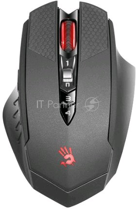 Мышь A4Tech Bloody Warrior RT7 черный оптическая (4000dpi) беспроводная USB2.0 игровая (9but)