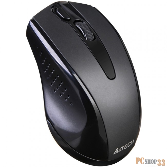 Мышь A4 V-Track G9-500FS черный оптическая (1000dpi) silent беспроводная USB1.1 (3but)