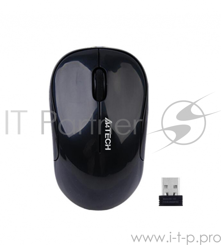 Мышь A4 V-Track G3-300N черный оптическая (1000dpi) беспроводная USB