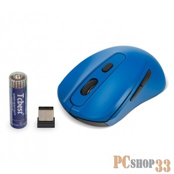 Мышь беспроводная CBR CM 522 Blue