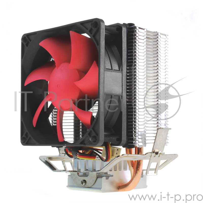 вентилятор CROWN Кулер для процессора CM-92 (Для Intel и AMD, TDP до 95 Ватт, 2шт. медных теплопроводных трубок , Гидродинамическии? подшипник, Размер: 117*79*113 мм)