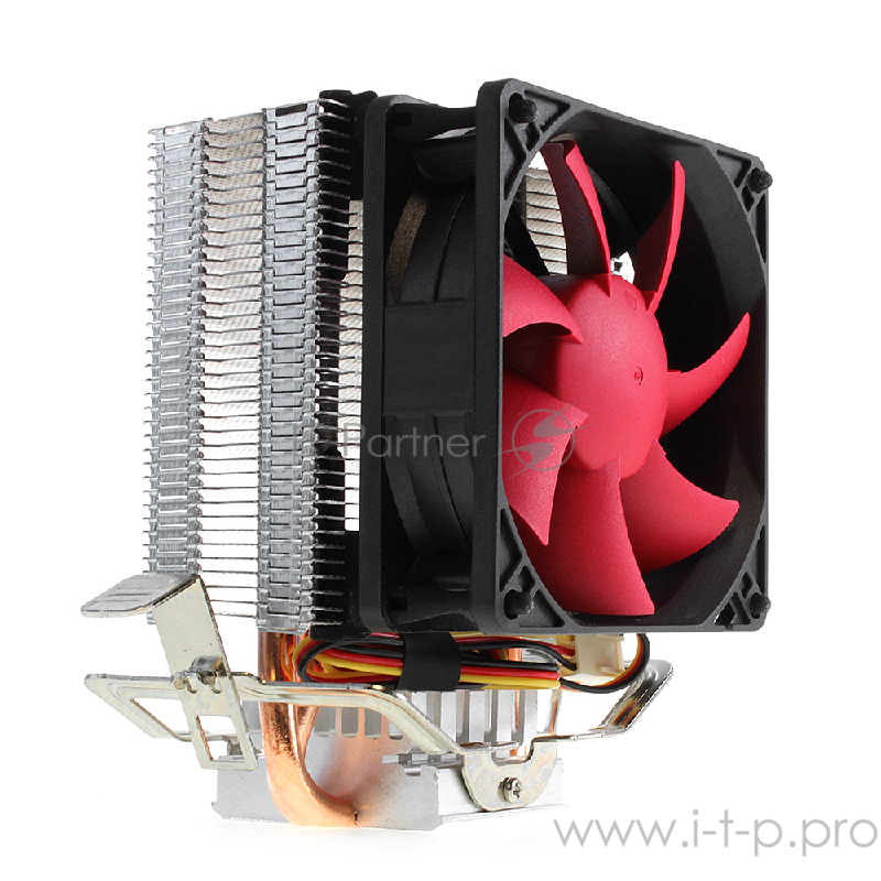 вентилятор CROWN Кулер для процессора CM-92 (Для Intel и AMD, TDP до 95 Ватт, 2шт. медных теплопроводных трубок , Гидродинамическии? подшипник, Размер: 117*79*113 мм)