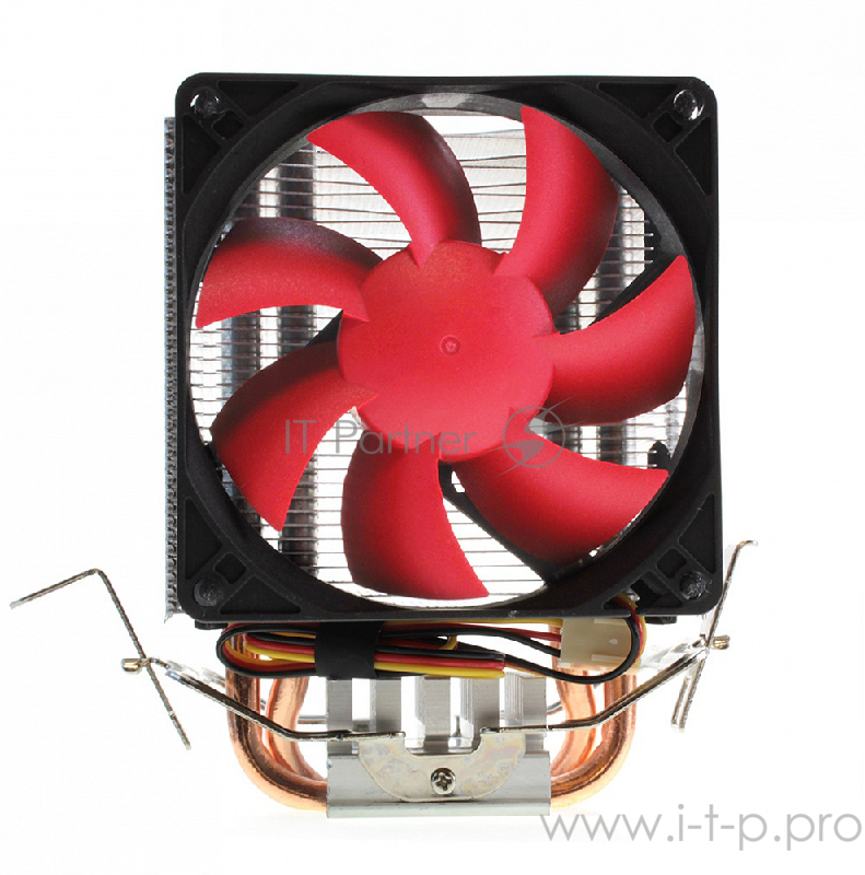 вентилятор CROWN Кулер для процессора CM-92 (Для Intel и AMD, TDP до 95 Ватт, 2шт. медных теплопроводных трубок , Гидродинамическии? подшипник, Размер: 117*79*113 мм)