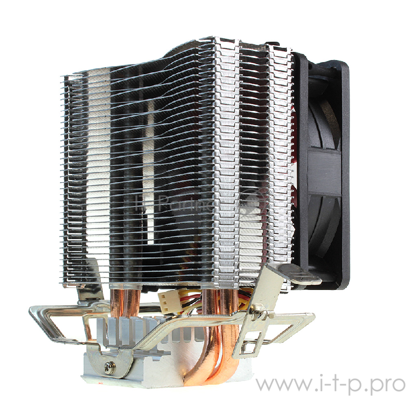 вентилятор CROWN Кулер для процессора CM-92 (Для Intel и AMD, TDP до 95 Ватт, 2шт. медных теплопроводных трубок , Гидродинамическии? подшипник, Размер: 117*79*113 мм)