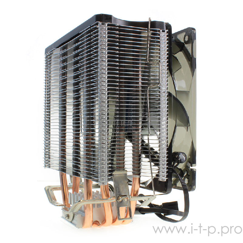 вентилятор CROWN Кулер для процессора CM-5 (Для Intel и AMD,TDP до 187 Ватт,5шт. теплопроводных трубок,Синяя светодиодная подсветка,Гидродинамическии? подшипник,Размер: 148*126*85 мм)